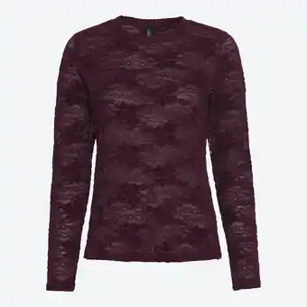 NKD Damen-Spitzenshirt mit langen Ärmeln Angebot