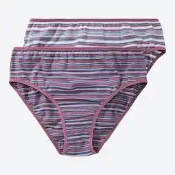 NKD Damen-Rioslip mit Streifen, 2er-Pack Angebot