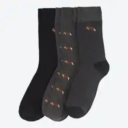 NKD Herren-Socken mit Fuchs-Motiv, 3er-Pack Angebot