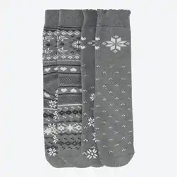 NKD Damen-ABS-Socken in winterlichem Design, 2er-Pack Angebot