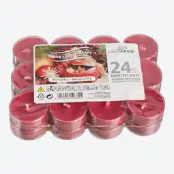 NKD Villa Verde Teelichter mit Bratapfel-Duft, 24er-Pack Angebot