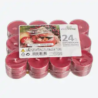 NKD Villa Verde Teelichter mit Bratapfel-Duft, 24er-Pack Angebot