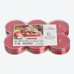 NKD Villa Verde Jumbo-Teelichter mit Bratapfel-Duft, 6er-Pack Angebot