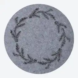 NKD Platz-Set aus Filz in winterlichem Design, Ø ca. 38cm Angebot