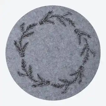 NKD Platz-Set aus Filz in winterlichem Design, Ø ca. 38cm Angebot