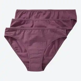 NKD Damen-Minislip aus Baumwolle, 3er-Pack Angebot
