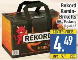 E-Center Rekord Kamin Briketts Angebot