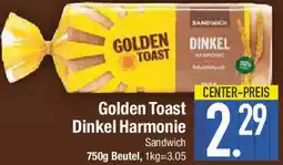 E-Center Golden Toast Dinkel Harmonie Angebot