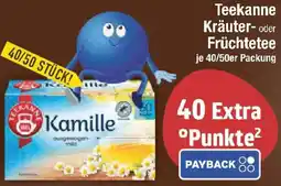 E-Center Teekanne Kräuter- oder Früchtetee Angebot