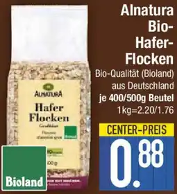 E-Center Alnatura Bio Hafer Flocken Angebot