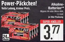 E-Center Gut & Günstig Alkaline Batterien Angebot
