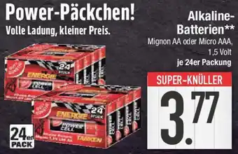 E-Center Gut & Günstig Alkaline Batterien Angebot