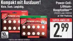 E-Center Gut & Günstig Power Cell Lithium Knopfzellen Angebot