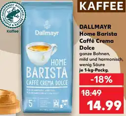 Kaufland DALLMAYR Home Barista Caffè Crema Dolce Angebot