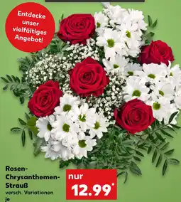 Kaufland Rosen- Chrysanthemen- Strauß Angebot
