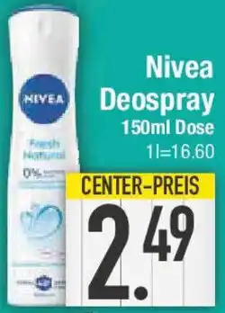 E-Center Nivea Deospray Angebot