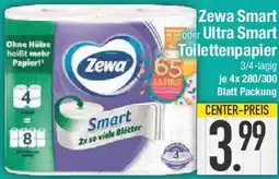 E-Center Zewa Smart oder Ultra Smart Toilettenpapier Angebot