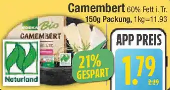 E-Center Edeka Bio Camembert Angebot