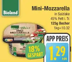 E-Center Edeka Bio Mini-Mozzarella Angebot