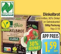 E-Center Edeka Bio Dinkelbrot Angebot