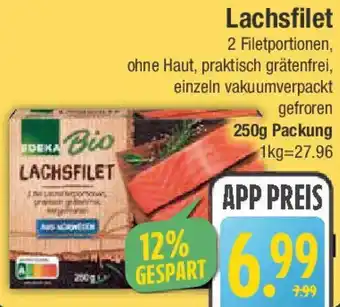 E-Center Edeka Bio Lachsfilet Angebot