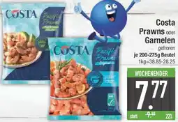 E-Center Costa Prawns oder Garnelen Angebot
