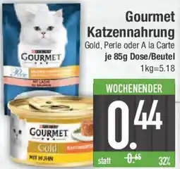 E-Center Gourmet Katzennahrung Angebot