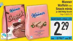 E-Center Manner Waffeln oder Snack minis Angebot