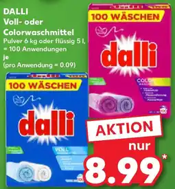 Kaufland DALLI Voll- oder Colorwaschmittel Angebot