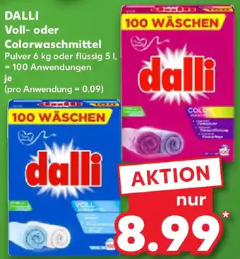 Kaufland DALLI Voll- oder Colorwaschmittel Angebot