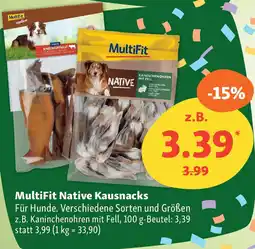 Fressnapf MultiFit Native Kausnacks Für Hunde. Angebot