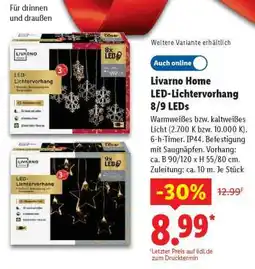 Lidl Livarno Home LED-Lichtervorhang 8/9 LEDs Angebot