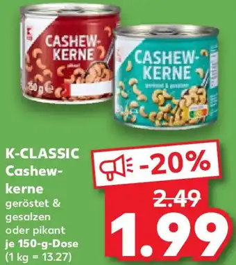 Kaufland K-CLASSIC Cashewkerne Angebot