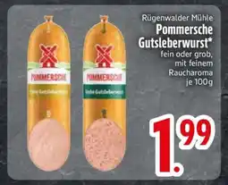 Edeka Rügenwalder Mühle Pommersche Gutsleberwurst Angebot