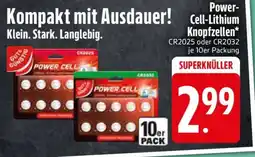 Edeka Power-Cell-Lithium Knopfzellen Angebot