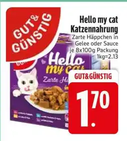Edeka Hello my cat Katzennahrung Angebot