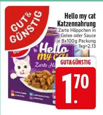 Edeka Hello my cat Katzennahrung Angebot