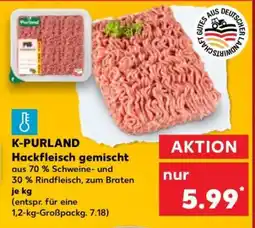 Kaufland K-PURLAND Hackfleisch gemischt Angebot