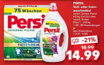 Kaufland PERSIL Voll- oder Colorwaschmittel Angebot