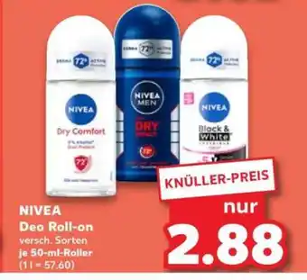 Kaufland NIVEA Deo Roll-on Angebot