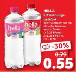 Kaufland HELLA Erfrischungsgetränk Angebot