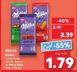 Kaufland Milka extra Angebot