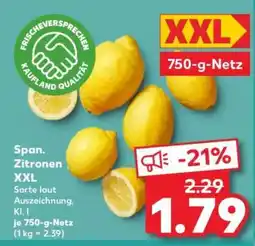 Kaufland Span. Zitronen XXL Angebot