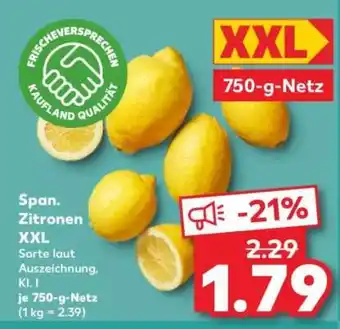 Kaufland Span. Zitronen XXL Angebot