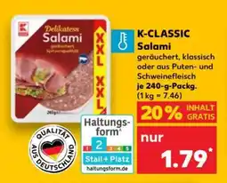 Kaufland K-CLASSIC Salami Angebot