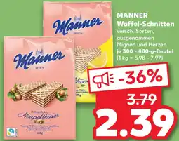 Kaufland MANNER Waffel-Schnitten Angebot