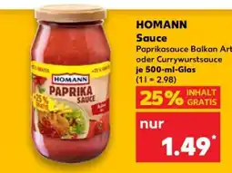 Kaufland HOMANN Sauce Angebot