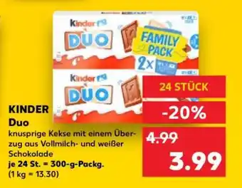 Kaufland kinder DUO Angebot