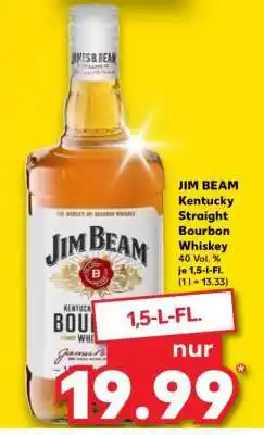 Kaufland Jim Beam Kentucky Straight Bourbon Whiskey Angebot
