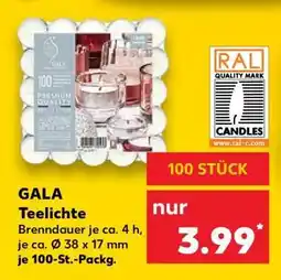 Kaufland GALA Teelichte Angebot